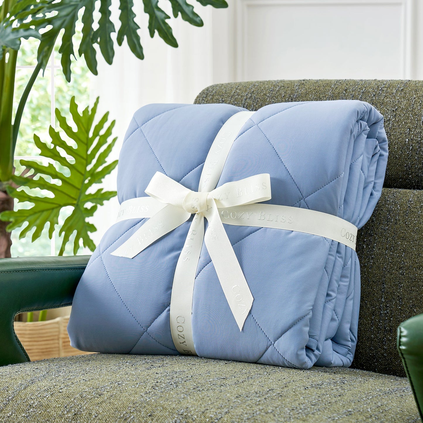 Chill Weave Square Cooling Blanket for Year-Round Comfort