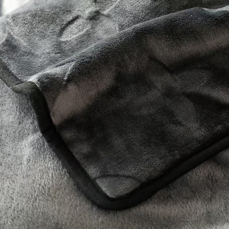 MonoFloral Milk Fleece Filled Blanket