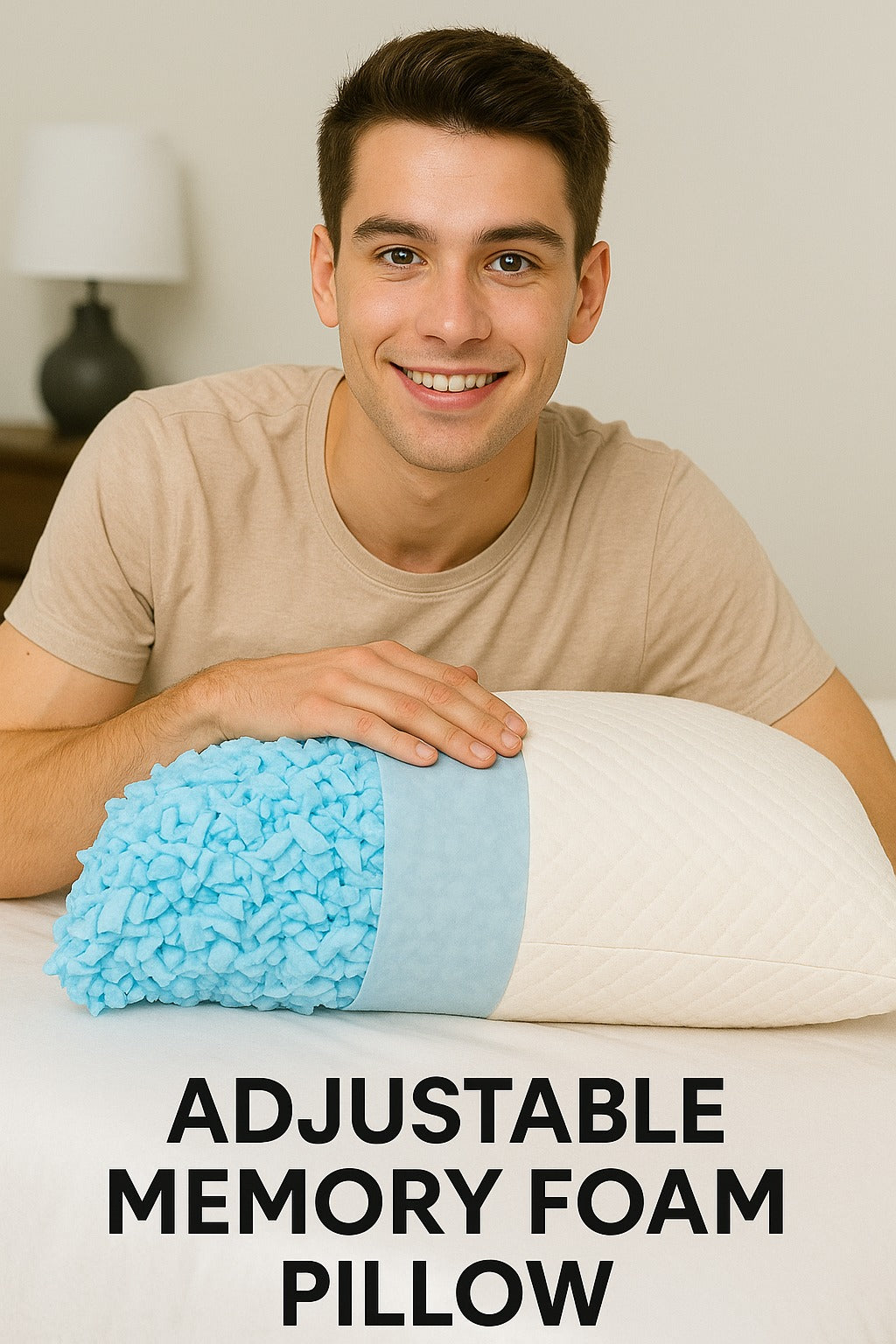 Polar Cloud Cooling Memory Foam Pillow