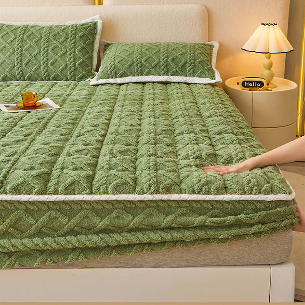 Ultimate Washable Fluffy Fitted Sheet Mattress Cover