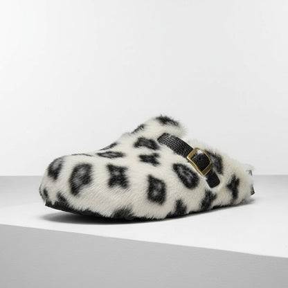 CloudMono Fur Platform Slippers