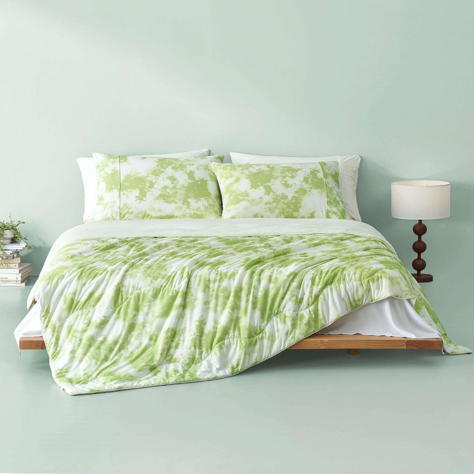 Premium Tie-Dye Cooling Comforter Set for Hot Sleepers