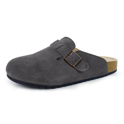 CloudTread Suede Cork Clogs