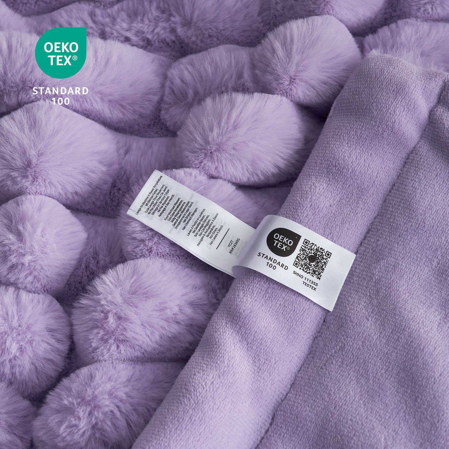 Luxurious Striped Faux Fur Throw Blanket for Cozy Comfort