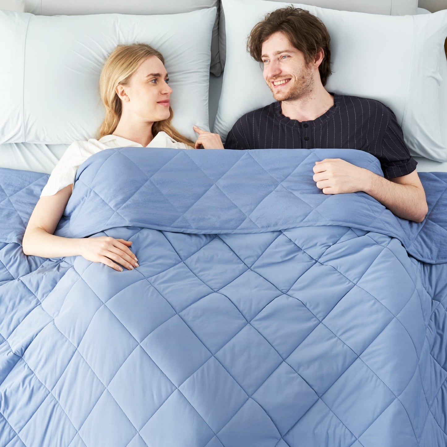 Chill Weave Square Cooling Blanket for Year-Round Comfort