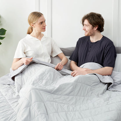 Chill Weave Square Cooling Blanket for Year-Round Comfort