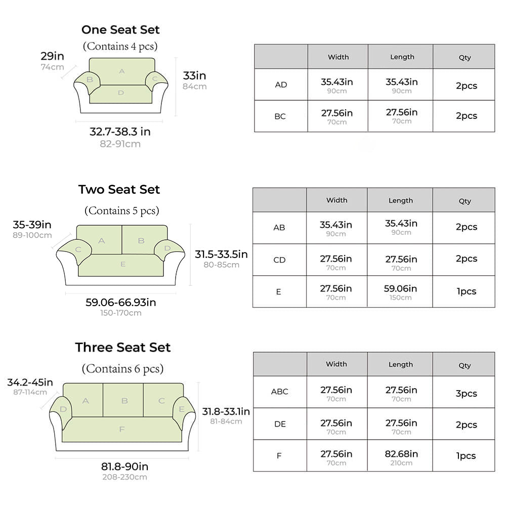 Leaf Sofa Mat - Anti-Scratch Skid Protection for Couch