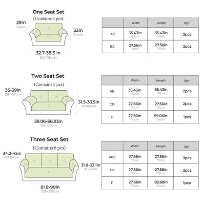 Leaf Sofa Mat - Anti-Scratch Skid Protection for Couch