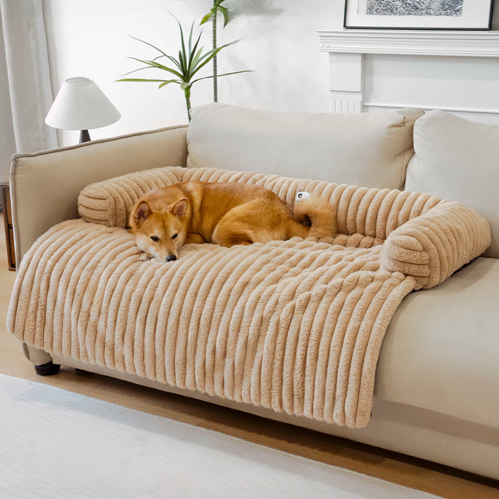 Fluffy Sofa Blanket Bolster Dog Mat Couch Cover Protector