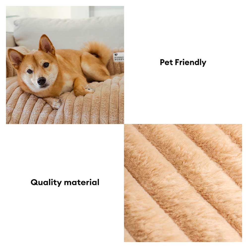 Fluffy Sofa Blanket Bolster Dog Mat Couch Cover Protector