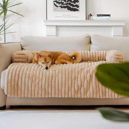 Fluffy Sofa Blanket Bolster Dog Mat Couch Cover Protector