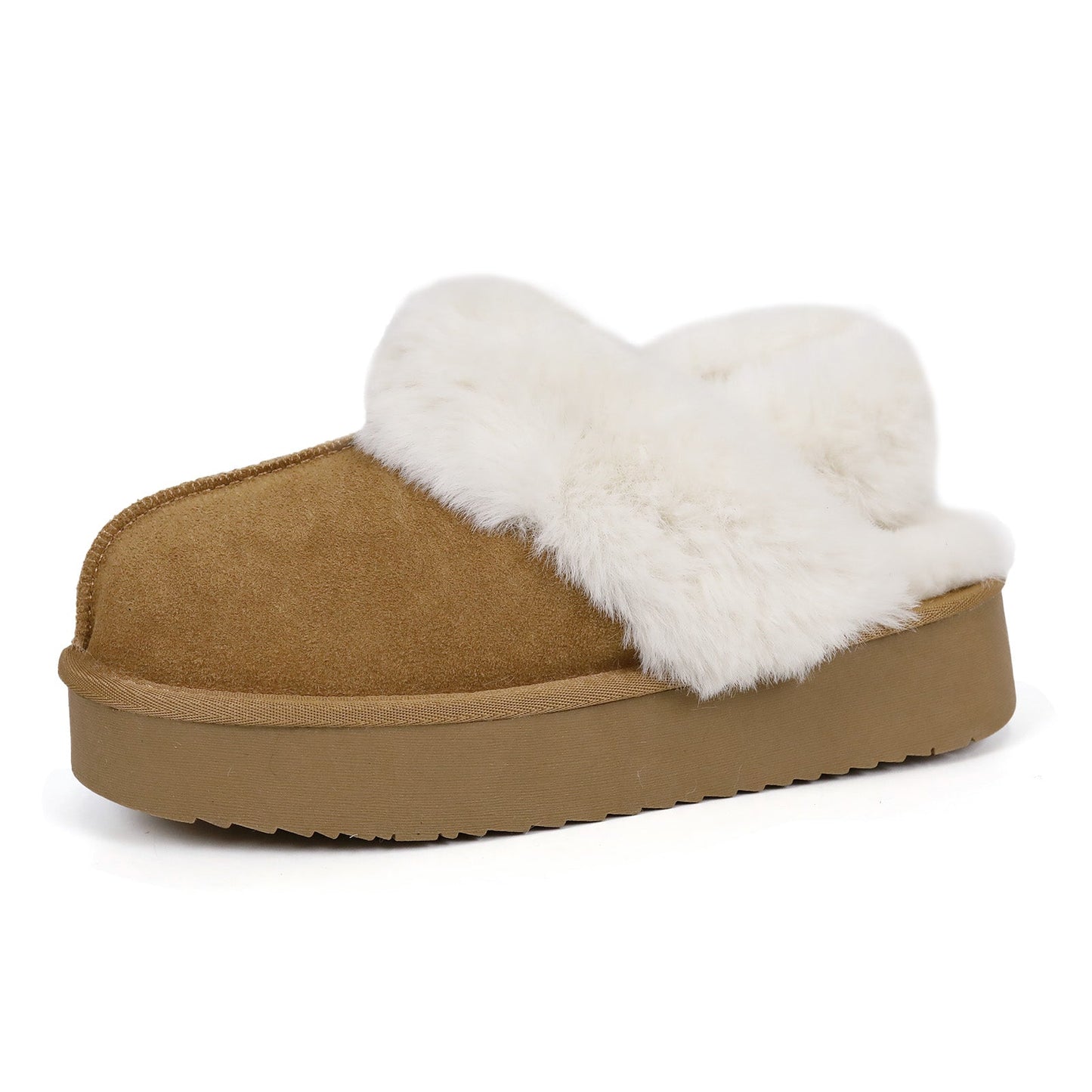 CloudStep Furry Platform Slippers