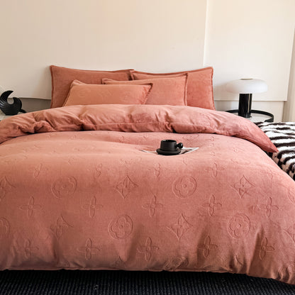 MonoFloral Milk Velvet Bedding