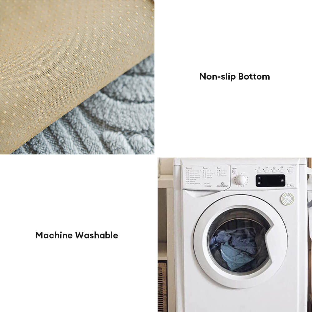 Modern Geometric Soft Plush Non-slip Sofa Protector Cover
