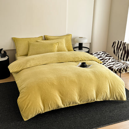 MonoFloral Milk Velvet Bedding