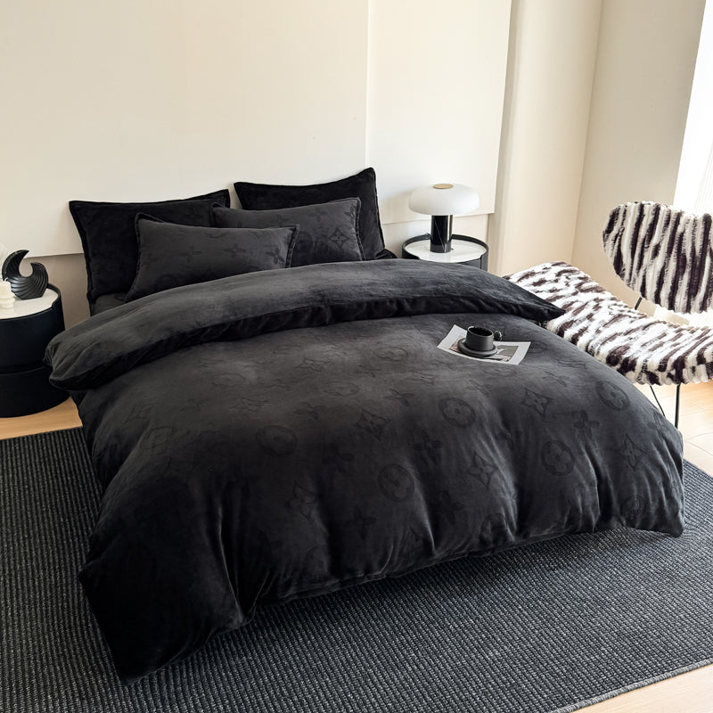 MonoFloral Milk Velvet Bedding
