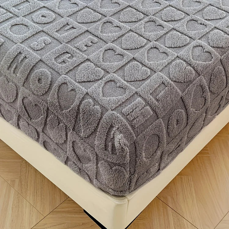 ComfyHeart Print Fitted Sheet