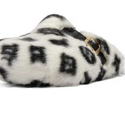 CloudMono Fur Platform Slippers