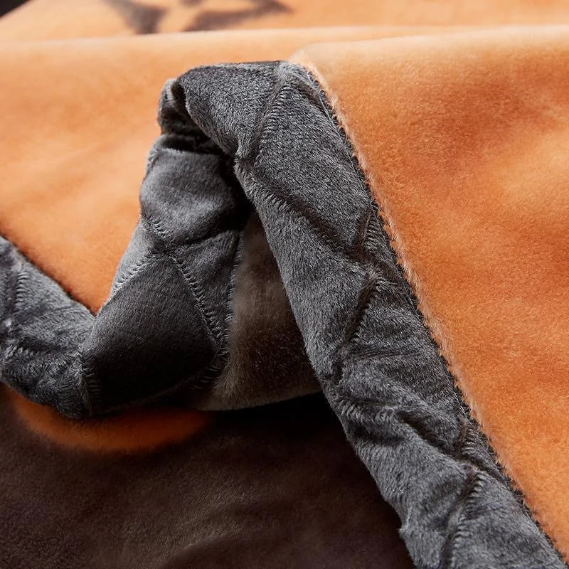 MonoFloral Fleece Blanket