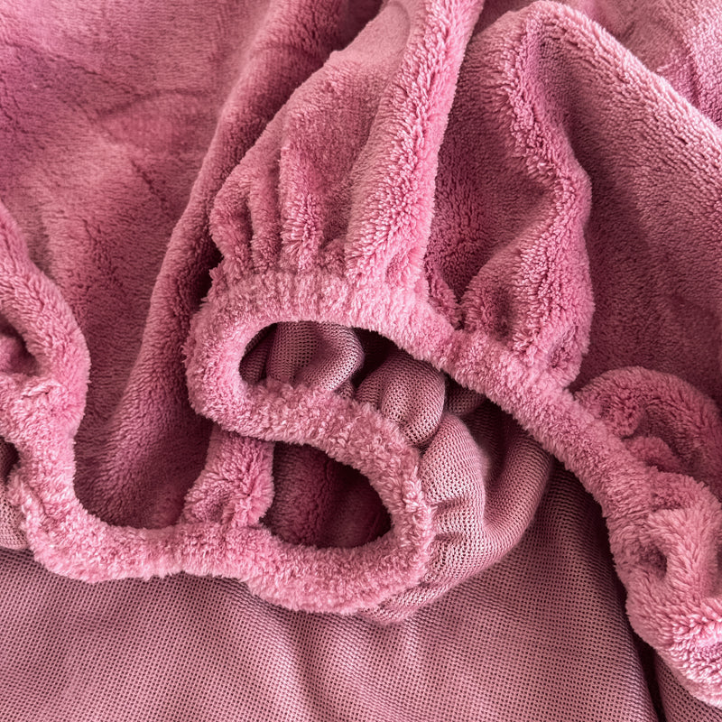 MonoFloral Milk Velvet Fitted Sheet