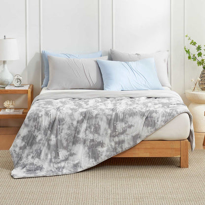 Premium Tie-Dye Cooling Comforter Set for Hot Sleepers