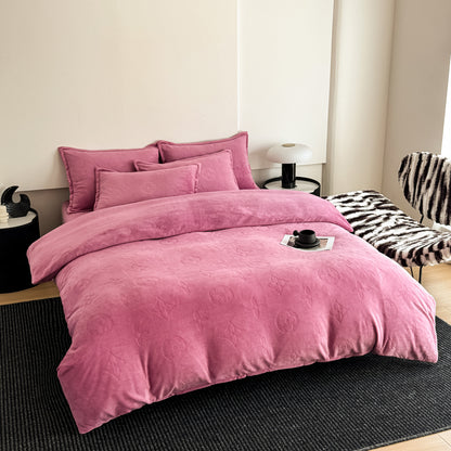 MonoFloral Milk Velvet Bedding