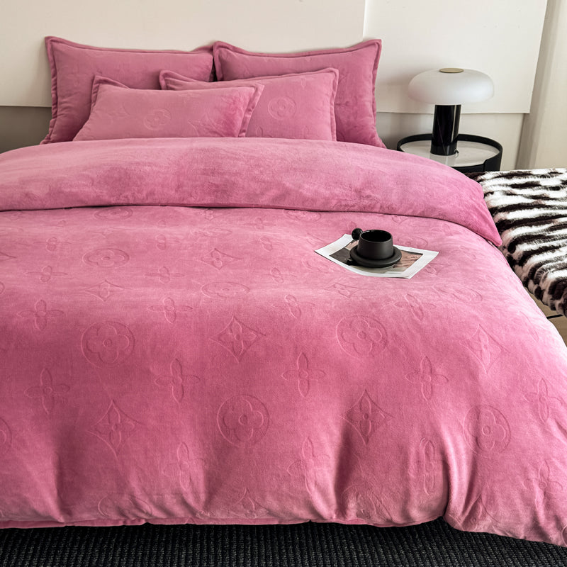 MonoFloral Milk Velvet Bedding