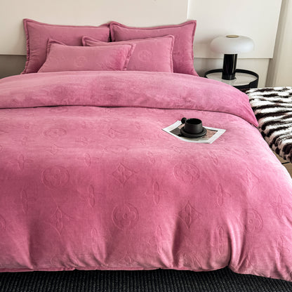 MonoFloral Milk Velvet Bedding