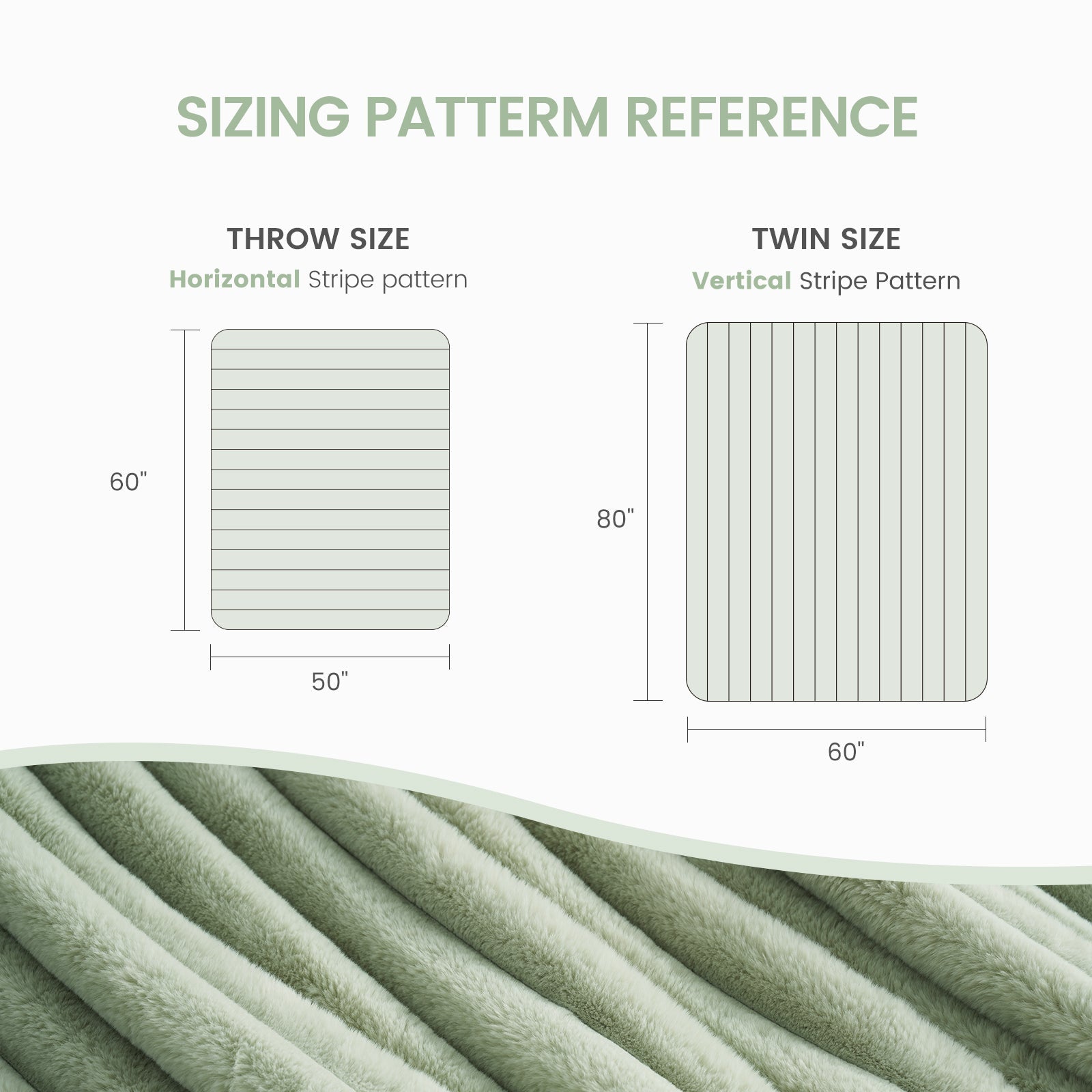 Luxurious Striped Faux Fur Throw Blanket for Cozy Comfort
