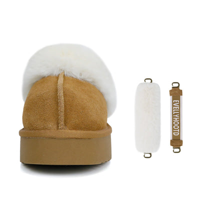 CloudStep Furry Platform Slippers