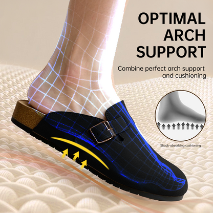 CloudTread Suede Cork Clogs