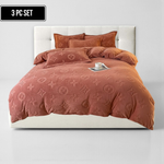 3-Piece MonoFloral Duvet Cover Bedding Set 6