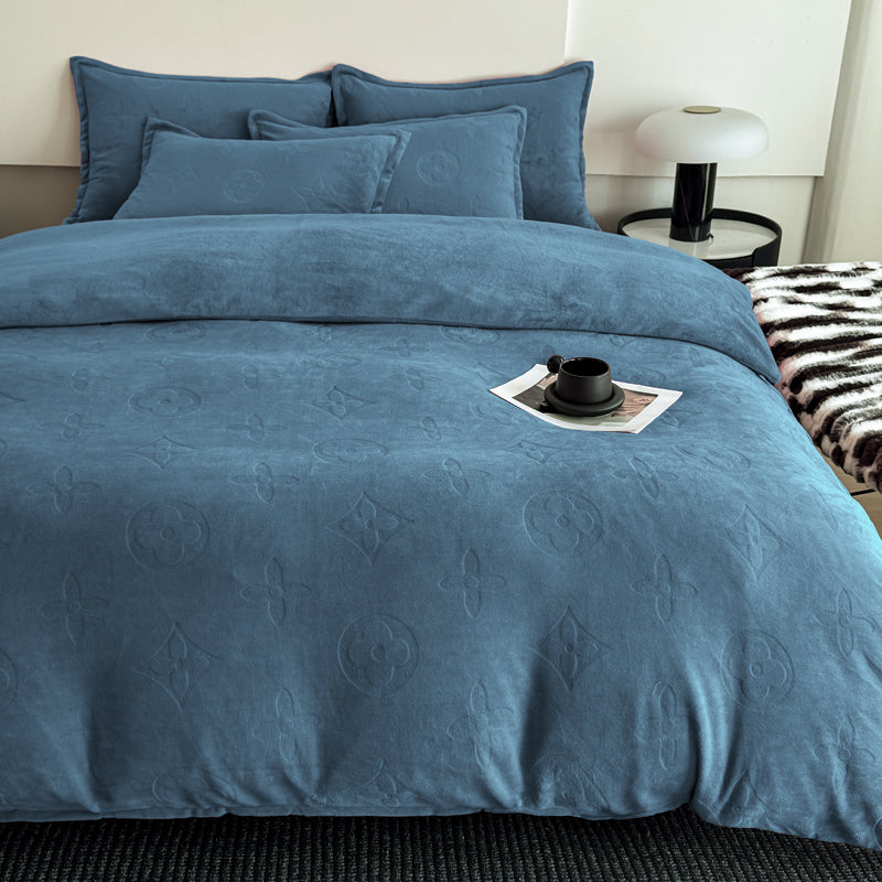 MonoFloral Milk Velvet Bedding