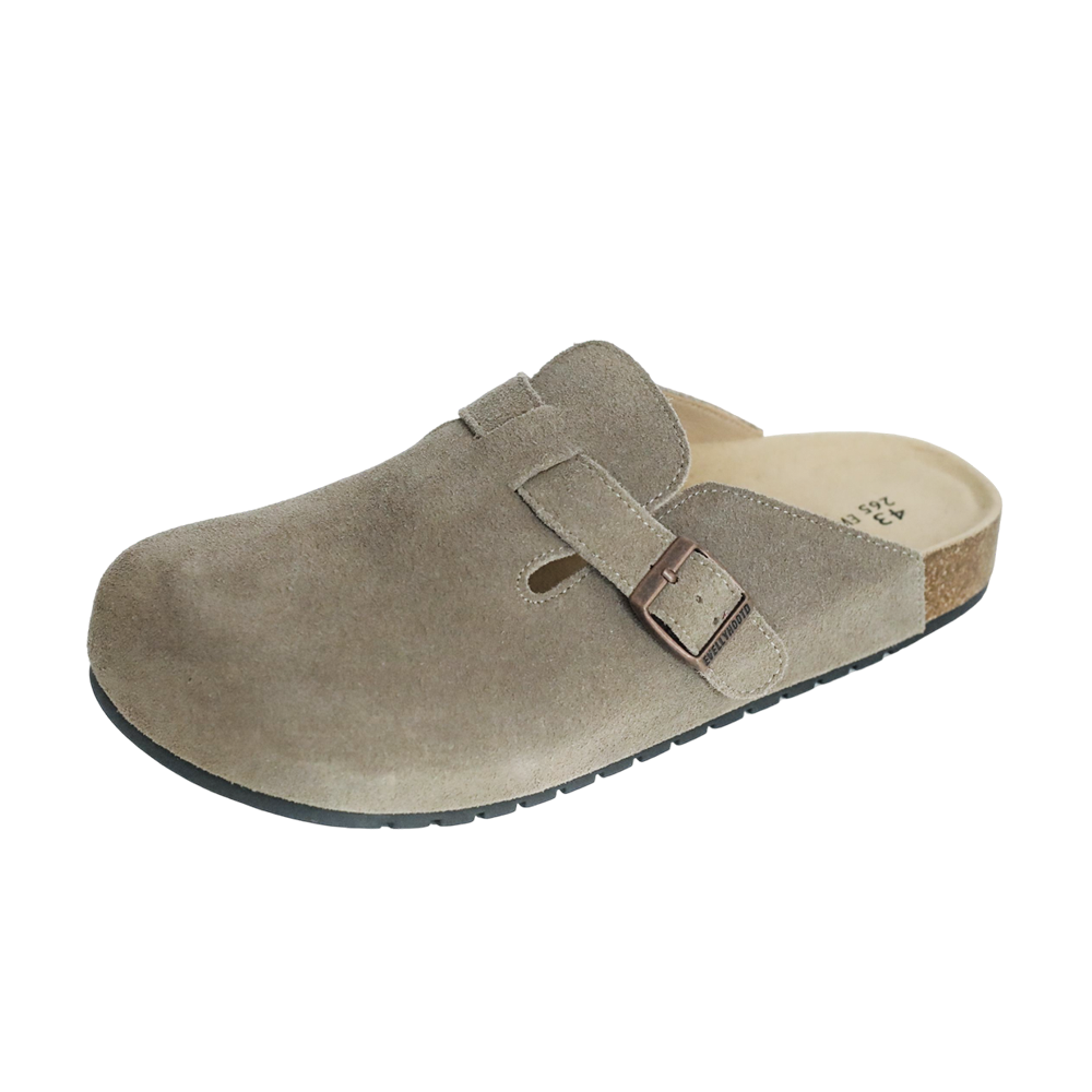 CloudTread Suede Cork Clogs