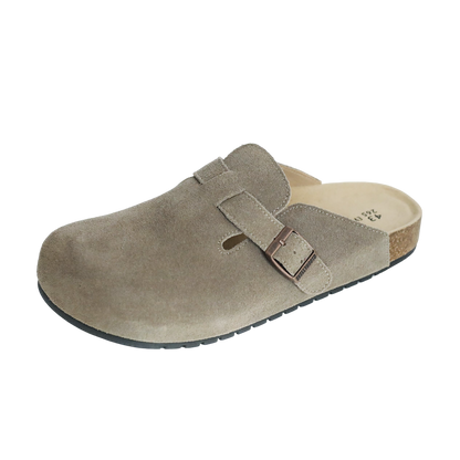 CloudTread Suede Cork Clogs