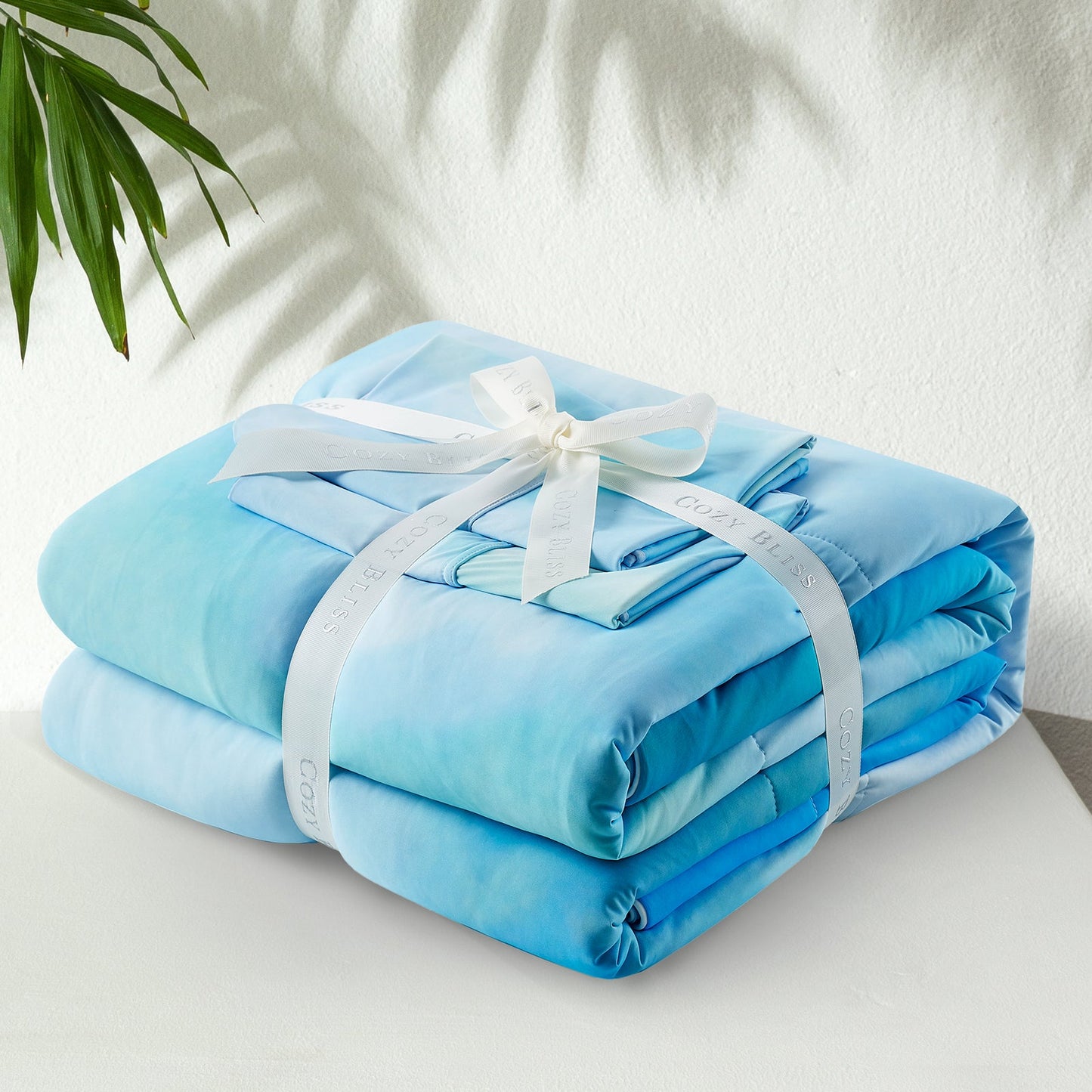 Premium Tie-Dye Cooling Comforter Set for Hot Sleepers