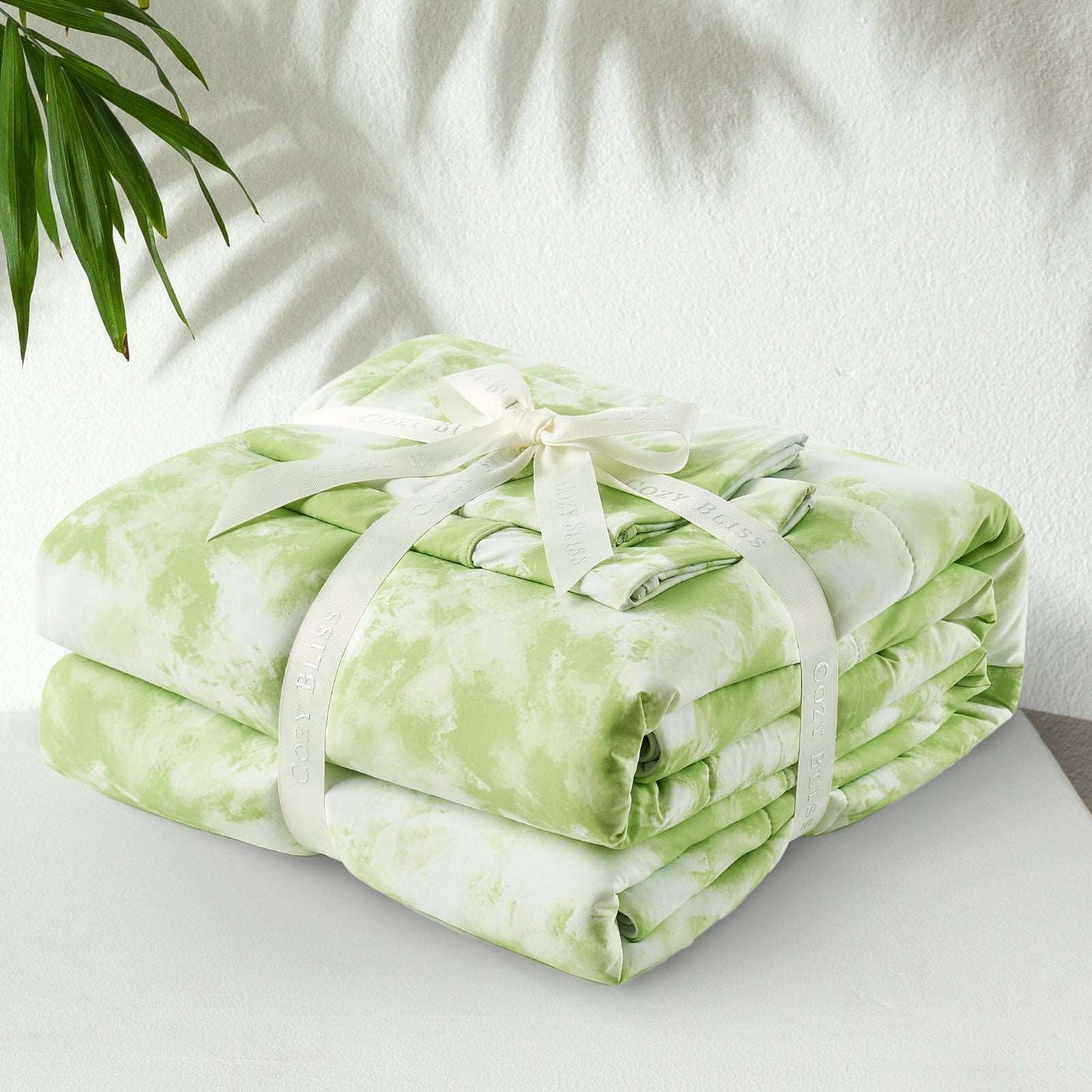 Premium Tie-Dye Cooling Comforter Set for Hot Sleepers