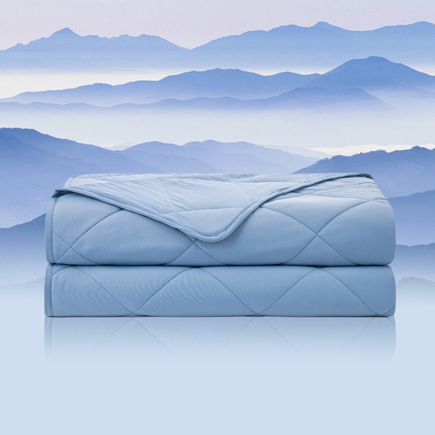 Chill Weave Square Cooling Blanket for Year-Round Comfort