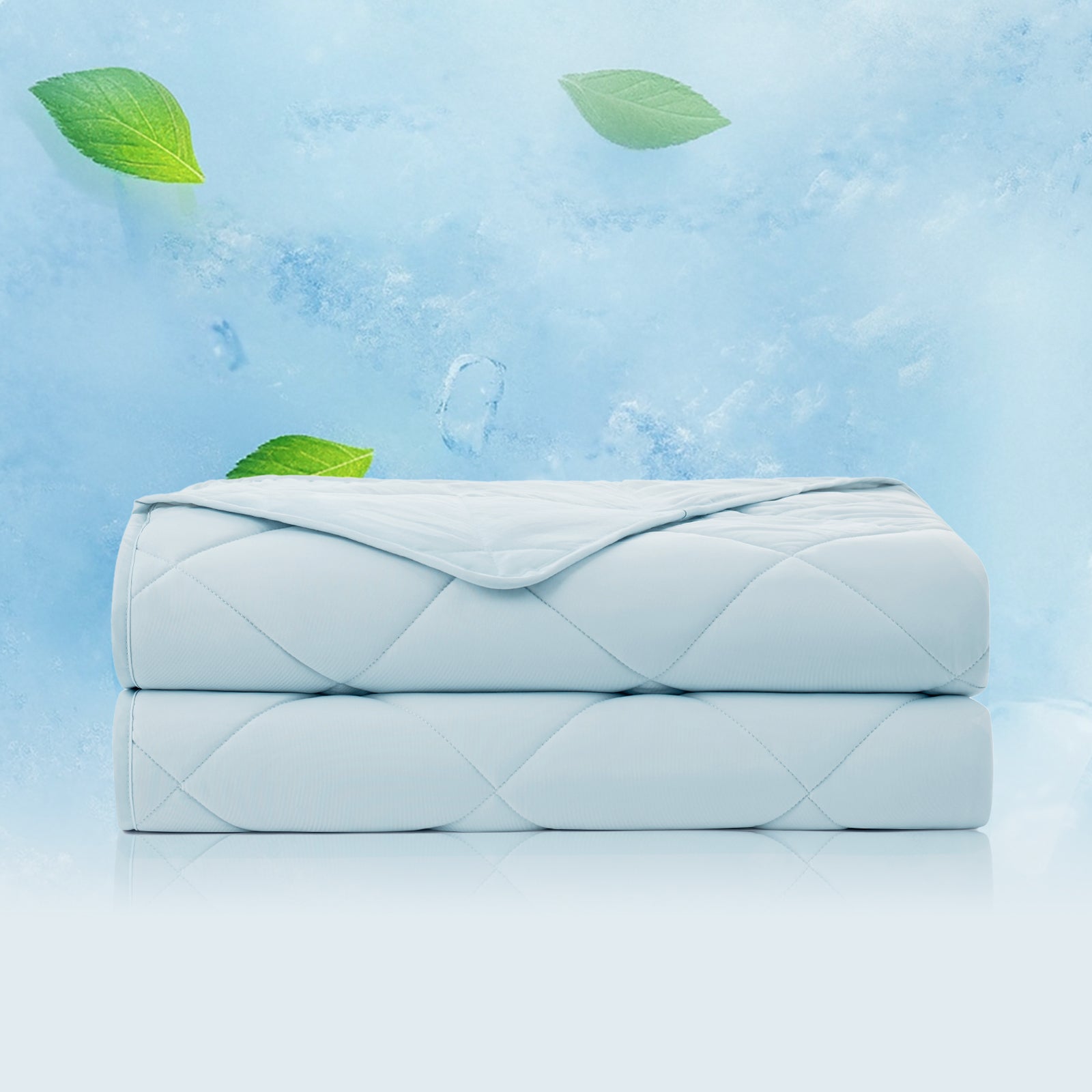 Chill Weave Square Cooling Blanket for Year-Round Comfort