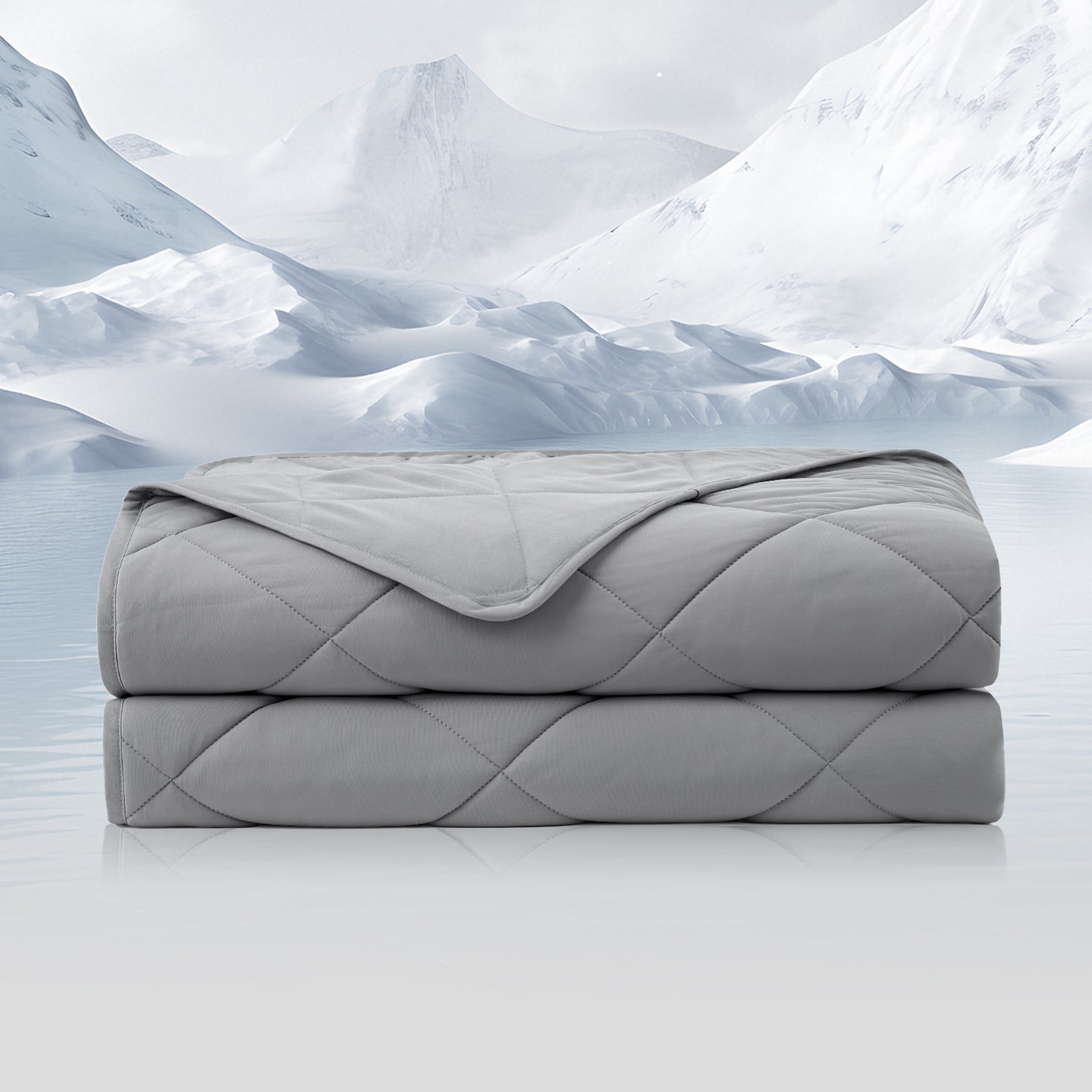 Chill Weave Square Cooling Blanket for Year-Round Comfort