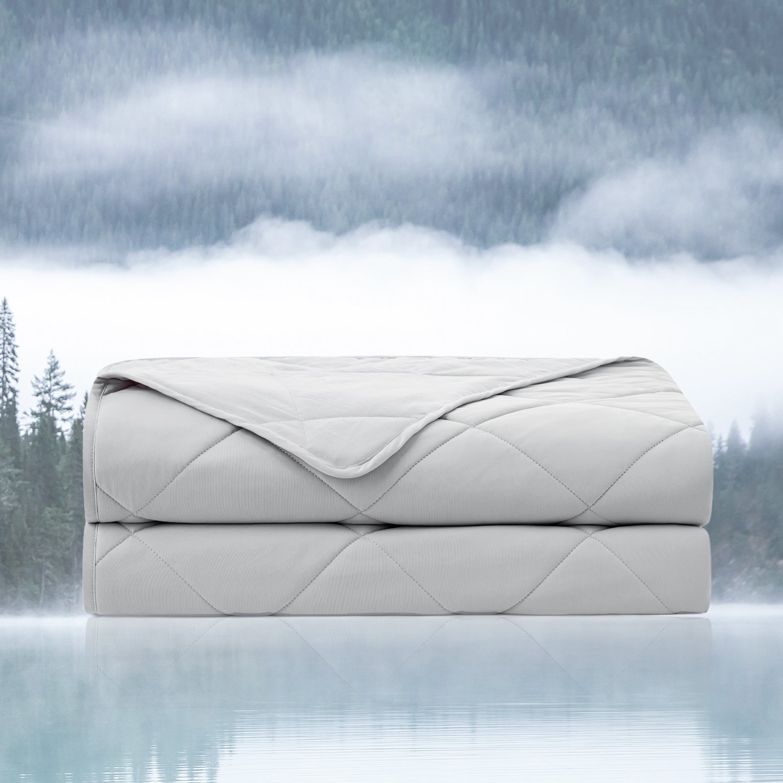 Chill Weave Square Cooling Blanket for Year-Round Comfort
