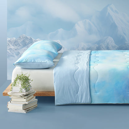 Premium Tie-Dye Cooling Comforter Set for Hot Sleepers