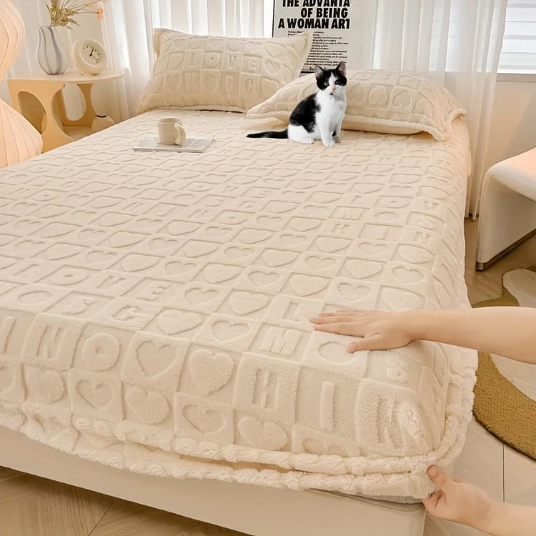 ComfyHeart Print Fitted Sheet