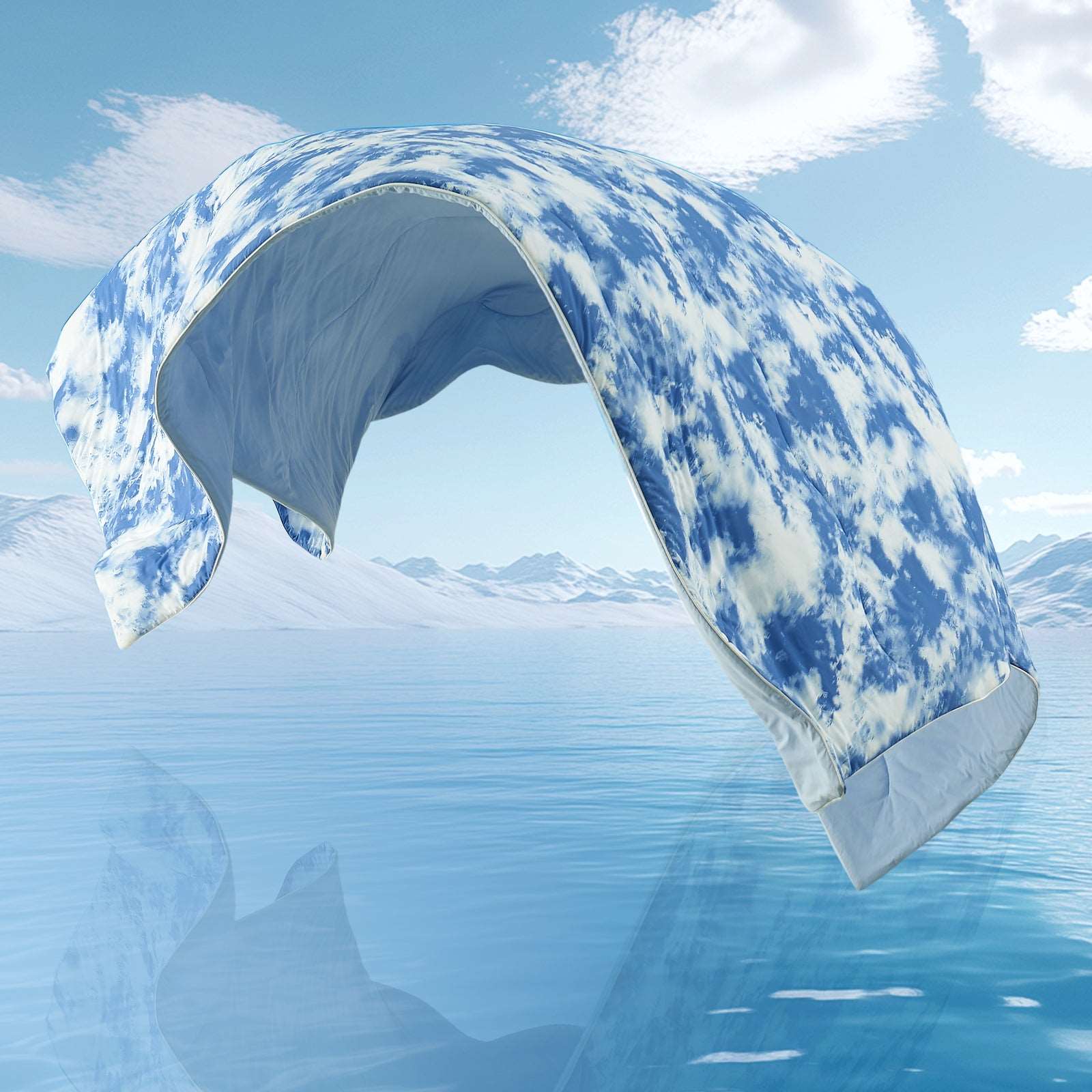 Premium Tie-Dye Cooling Comforter Set for Hot Sleepers