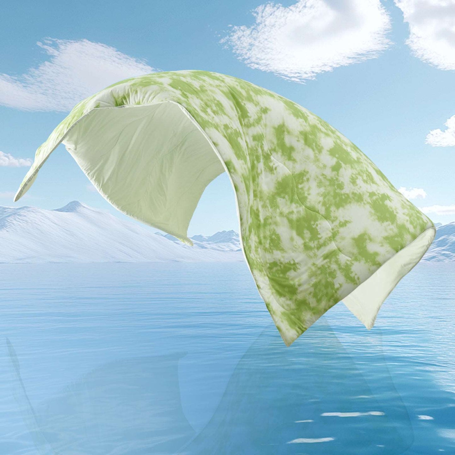 Premium Tie-Dye Cooling Comforter Set for Hot Sleepers