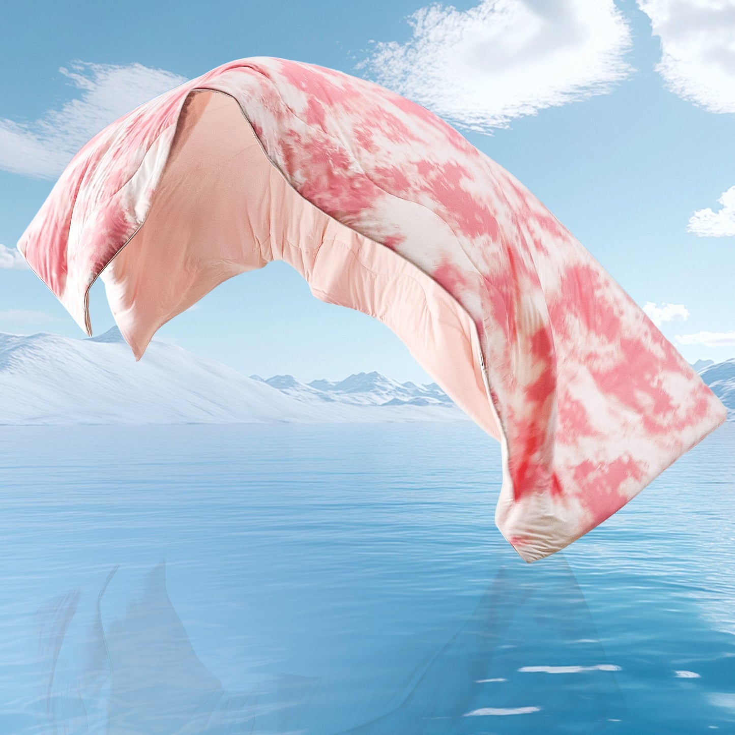 Premium Tie-Dye Cooling Comforter Set for Hot Sleepers