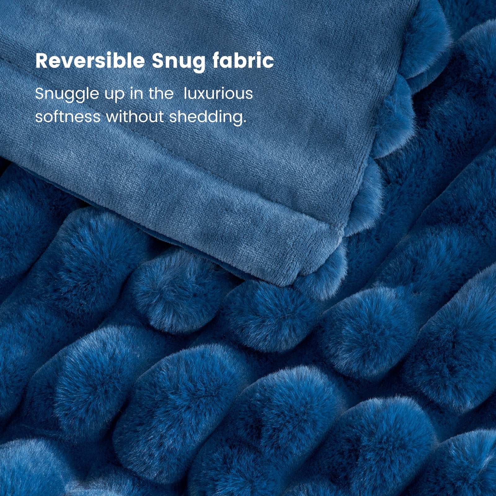 Luxurious Striped Faux Fur Throw Blanket for Cozy Comfort