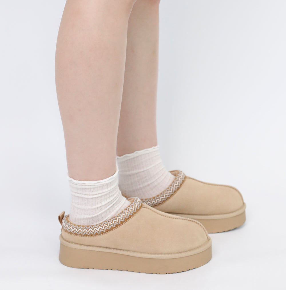 CloudWeave Braided Platform Slippers