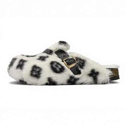 CloudMono Fur Platform Slippers