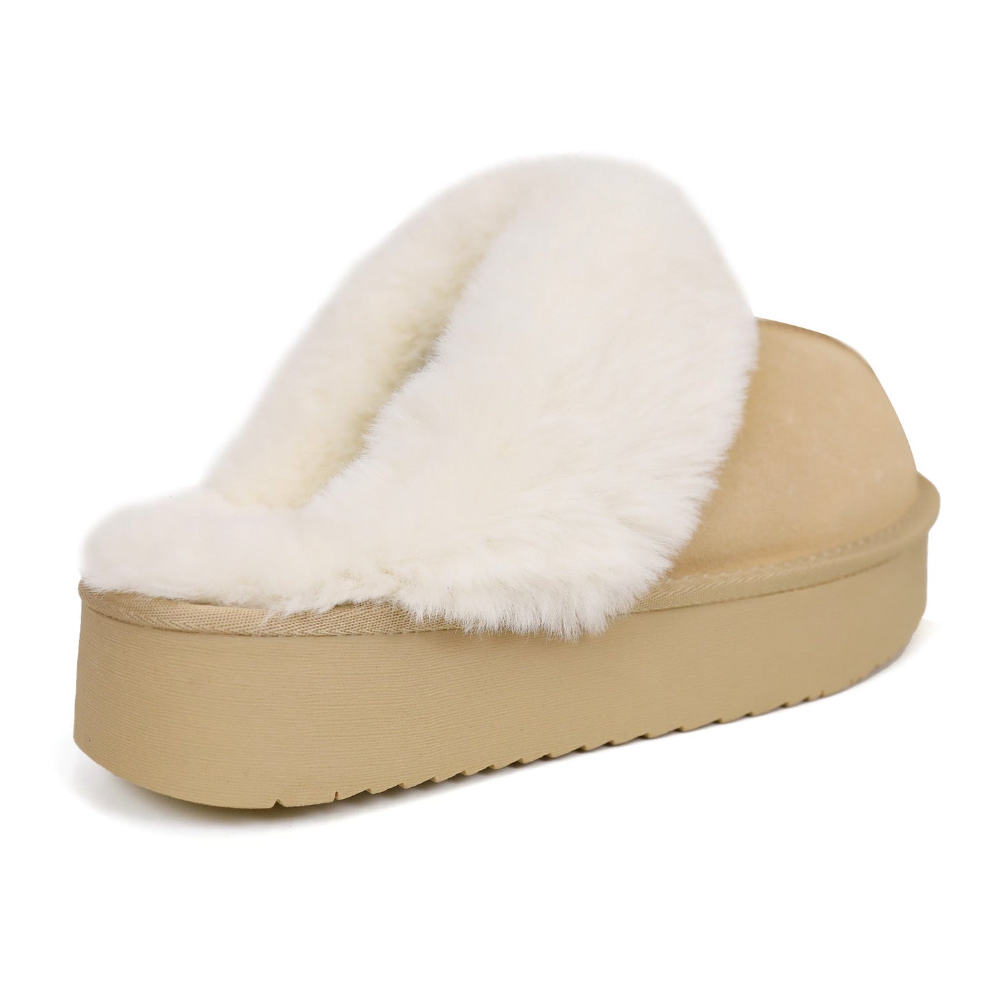 CloudStep Furry Platform Slippers